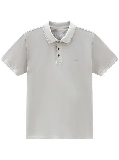 Woolrich Short Sleeve Mackinack Polo Shirt In Grey