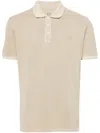 Woolrich "mackinack" Shirt Featuring Collar And Short Sleeves In Beige