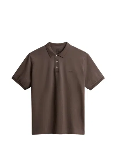 Woolrich Mackinack Polo Shirt In Brown