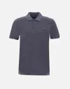 Woolrich Mackinak Cotton Piquet Polo Shirt In Blue
