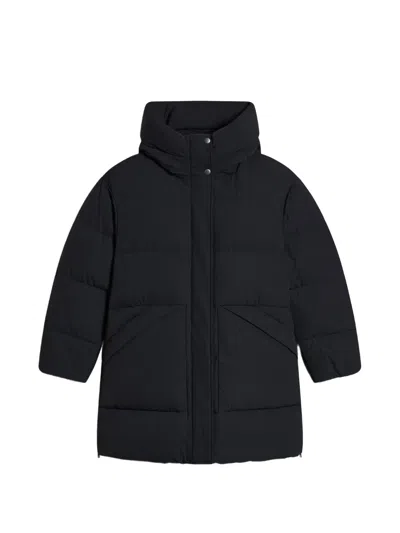 Woolrich Madison Hooded Quilted Parka In Black