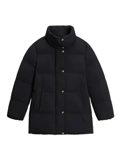 Woolrich "madison" Long Black Coat