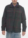 Woolrich Malone Checked Shirt In Grey