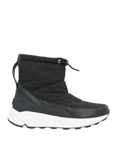 Woolrich Man Ankle Boots Black Size 12 Leather, Textile Fibers