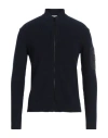 Woolrich Man Cardigan Midnight Blue Size M Cotton, Polyamide