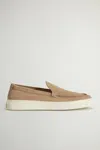 Woolrich Slip-on Reverse Suede Loafers In Beige