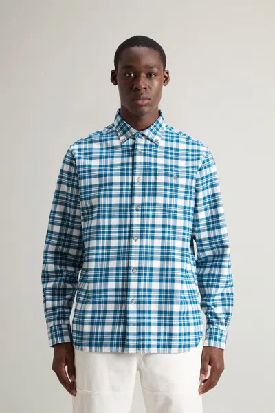 Woolrich Man's Color Blue Size M In Blue