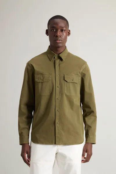 Woolrich Man's Color Green Size Xl