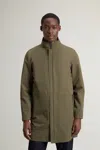 Woolrich Two Layers 2in1 Trenchcoat In Green