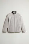 Woolrich Zip-front Technical Jacket In Grey