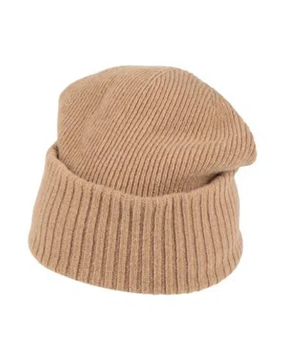 Woolrich Man Hat Sand Size L Wool, Cashmere In Brown