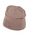 Woolrich Man Hat Taupe Size S Cotton, Wool In Pattern