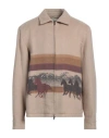 Woolrich Man Jacket Beige Size Xl Cotton