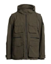 Woolrich Man Jacket Dark Green Size Xl Wool, Polyester, Polyamide
