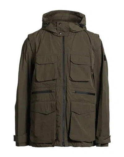 Woolrich Man Jacket Dark Green Size Xl Wool, Polyester, Polyamide