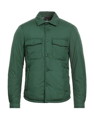 WOOLRICH WOOLRICH MAN JACKET GREEN SIZE S POLYESTER