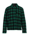 Woolrich Man Jacket Green Size S Wool, Polyamide