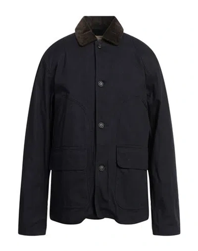 Woolrich Man Jacket Midnight Blue Size M Cotton