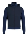 Woolrich Man Jacket Midnight Blue Size M Organic Cotton, Polyamide In Blue