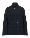 Woolrich Man Jacket Midnight Blue Size Xl Cotton, Polyamide
