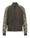 Woolrich Man Jacket Military Green Size M Polyester, Cotton, Polyamide
