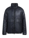 Woolrich Man Jacket Navy Blue Size Xl Polyamide