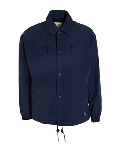Woolrich Man Jacket Navy Size Xxs Polyamide In Blue
