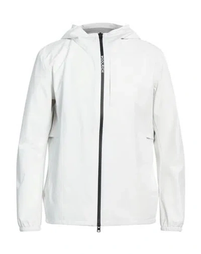 Woolrich Man Jacket Off White Size L Polyester
