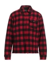 Woolrich Man Jacket Red Size Xl Wool, Polyamide In Red