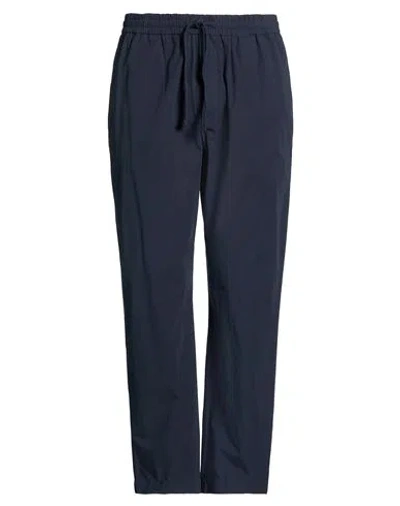 Woolrich Man Pants Midnight Blue Size L Cotton