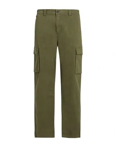 Woolrich Man Pants Military Green Size 31 Cotton, Elastane