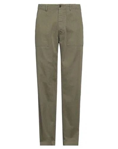 Woolrich Man Pants Military Green Size 34 Cotton