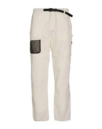 Woolrich Man Pants White Size L Cotton, Polyamide In Neutral