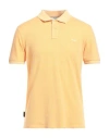 Woolrich Short-sleeved Polo Shirt In Yellow