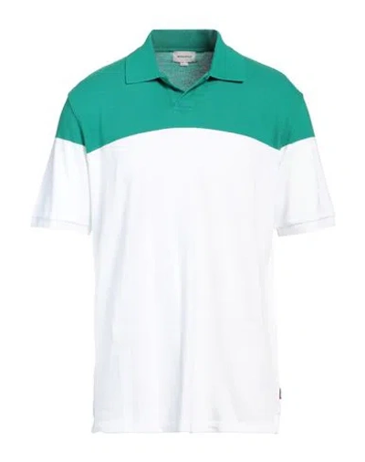 Woolrich Man Polo Shirt Green Size M Cotton