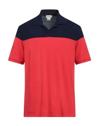 Woolrich Man Polo Shirt Midnight Blue Size M Cotton