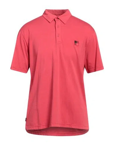 Woolrich Man Polo Shirt Red Size M Cotton