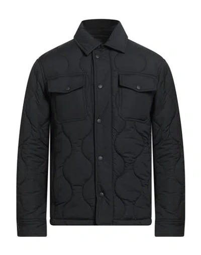 Woolrich Man Puffer Black Size S Polyester
