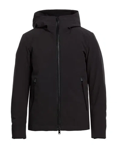 Woolrich Man Puffer Black Size S Polyester, Elastane