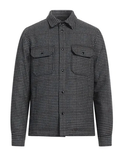 Woolrich Man Puffer Grey Size M Wool, Polyester, Polyamide