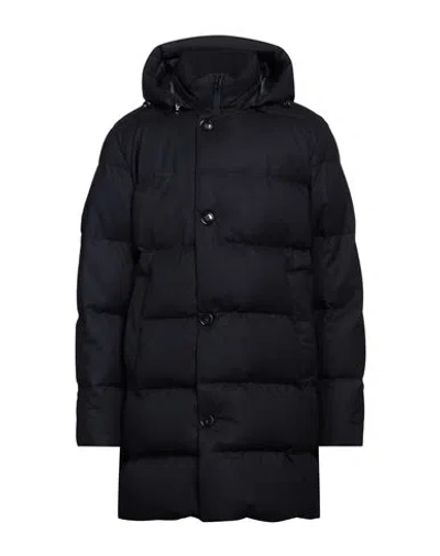 Woolrich Man Puffer Charcoal Size L Virgin Wool In Gray