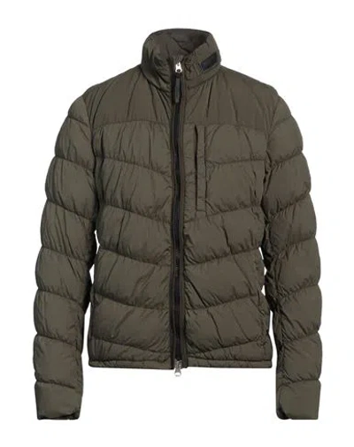 Woolrich Man Puffer Military Green Size M Polyamide, Elastane