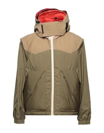 Woolrich Down Jackets In Green