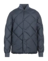 Woolrich Man Puffer Navy Size Xl Polyamide, Elastane In Navy Blue