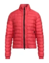 Woolrich Man Puffer Red Size S Polyamide In Red