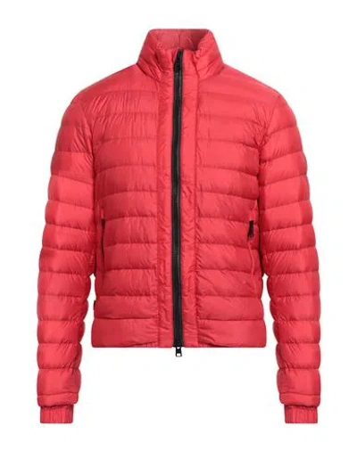 Woolrich Man Puffer Red Size S Polyamide