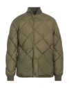Woolrich Man Puffer Sage Green Size Xl Polyamide, Elastane In Sage Green