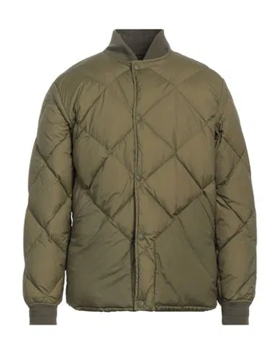 Woolrich Man Puffer Sage Green Size Xl Polyamide, Elastane