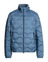 Woolrich Man Puffer Slate Blue Size Xl Polyester