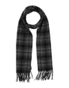 Woolrich Man Scarf Grey Size - Cashmere, Wool In Gray
